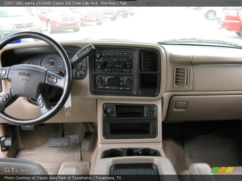 Fire Red / Tan 2007 GMC Sierra 2500HD Classic SLE Crew Cab 4x4