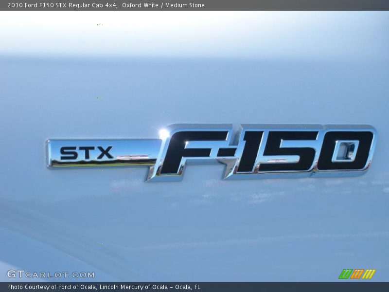 Oxford White / Medium Stone 2010 Ford F150 STX Regular Cab 4x4