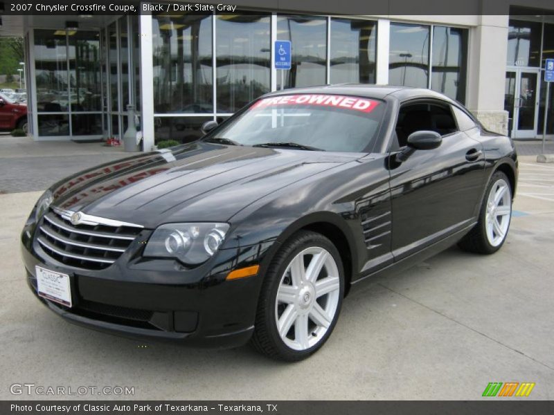 Black / Dark Slate Gray 2007 Chrysler Crossfire Coupe
