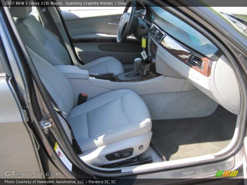 Sparkling Graphite Metallic / Grey 2007 BMW 3 Series 328i Wagon
