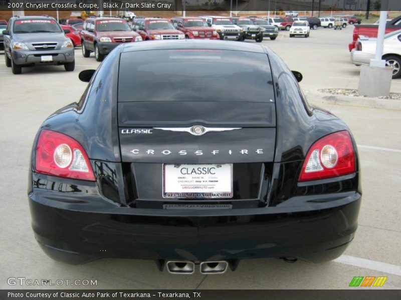 Black / Dark Slate Gray 2007 Chrysler Crossfire Coupe