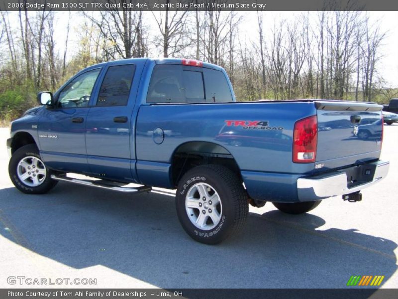 Atlantic Blue Pearl / Medium Slate Gray 2006 Dodge Ram 1500 SLT TRX Quad Cab 4x4