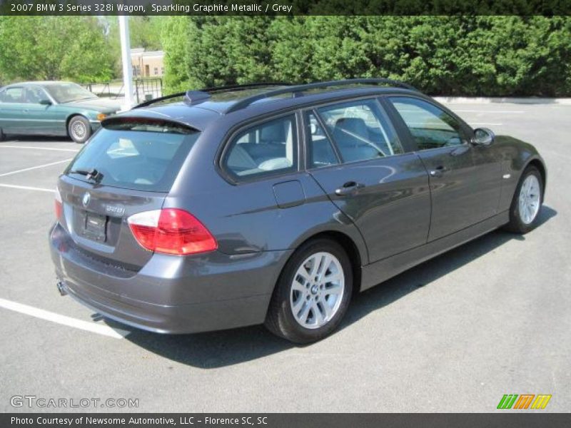 Sparkling Graphite Metallic / Grey 2007 BMW 3 Series 328i Wagon