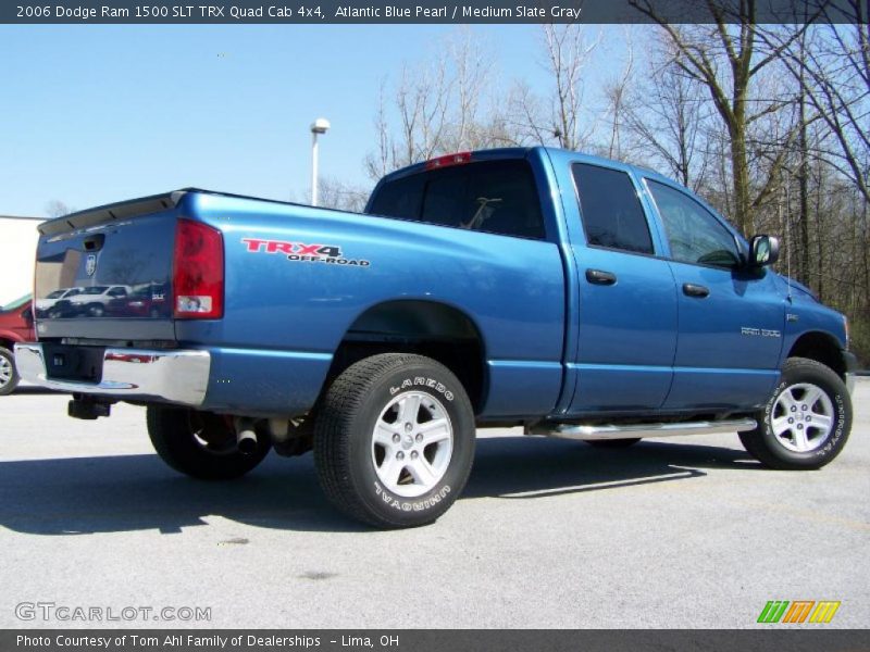 Atlantic Blue Pearl / Medium Slate Gray 2006 Dodge Ram 1500 SLT TRX Quad Cab 4x4