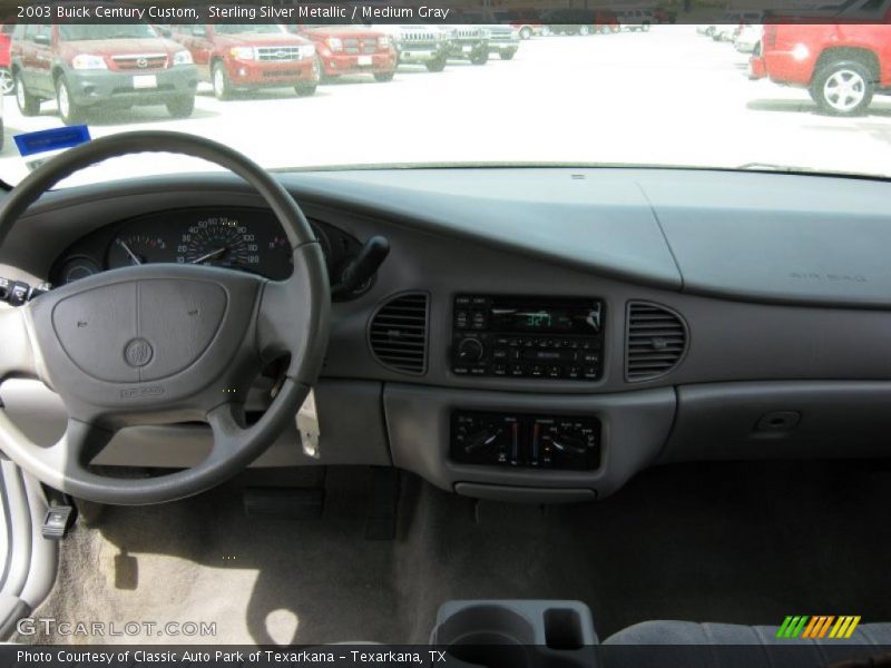 Sterling Silver Metallic / Medium Gray 2003 Buick Century Custom