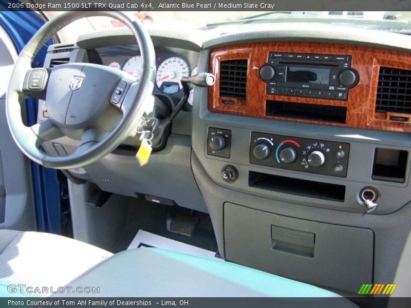 Atlantic Blue Pearl / Medium Slate Gray 2006 Dodge Ram 1500 SLT TRX Quad Cab 4x4