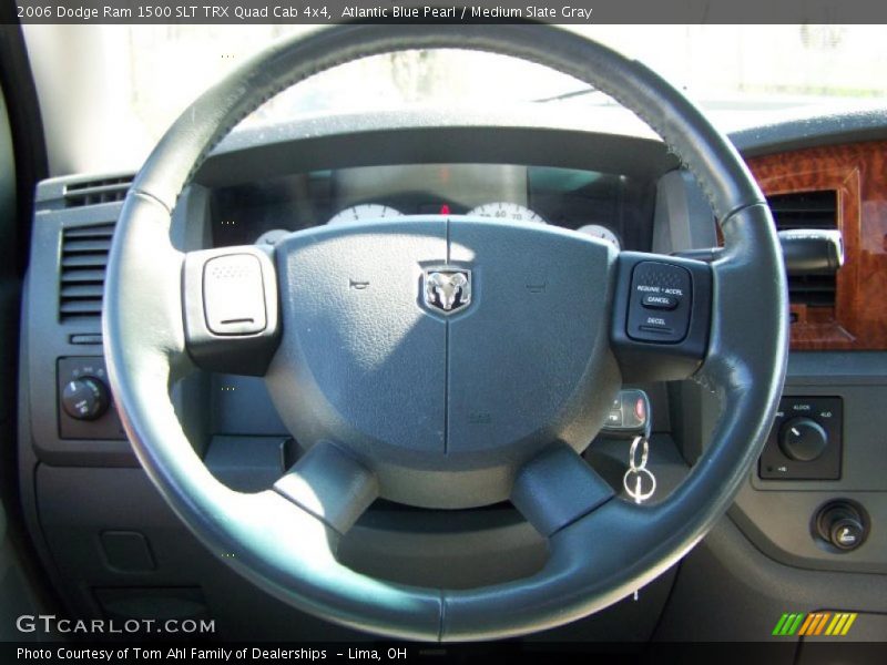 Atlantic Blue Pearl / Medium Slate Gray 2006 Dodge Ram 1500 SLT TRX Quad Cab 4x4