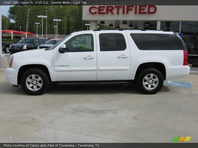 Summit White / Light Tan 2007 GMC Yukon XL 1500 SLE