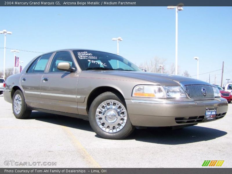 Arizona Beige Metallic / Medium Parchment 2004 Mercury Grand Marquis GS