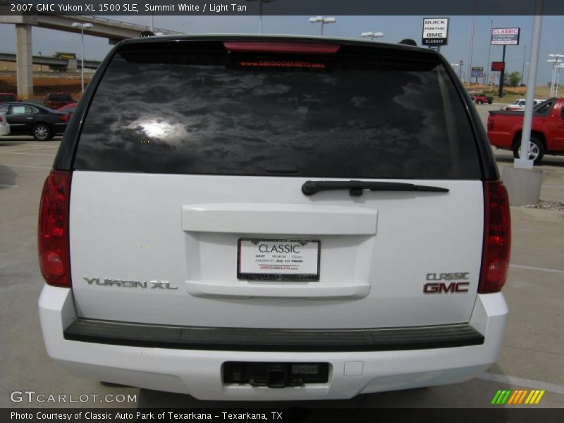 Summit White / Light Tan 2007 GMC Yukon XL 1500 SLE