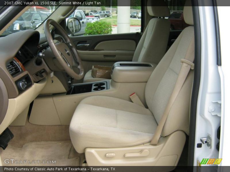 Summit White / Light Tan 2007 GMC Yukon XL 1500 SLE