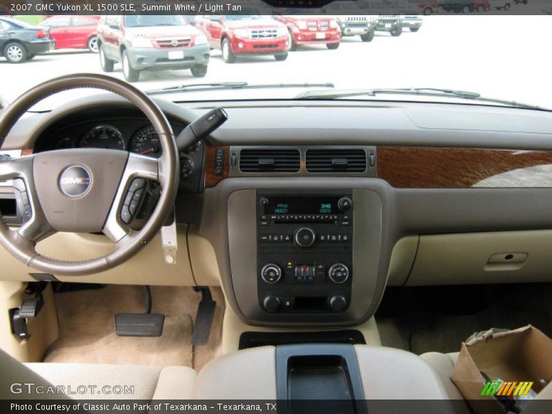 Summit White / Light Tan 2007 GMC Yukon XL 1500 SLE