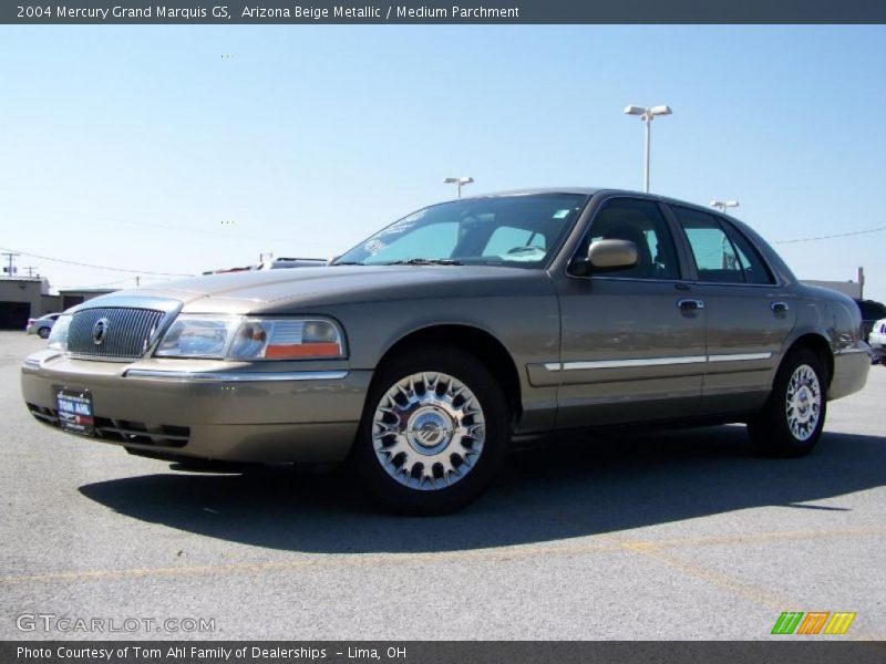 Arizona Beige Metallic / Medium Parchment 2004 Mercury Grand Marquis GS
