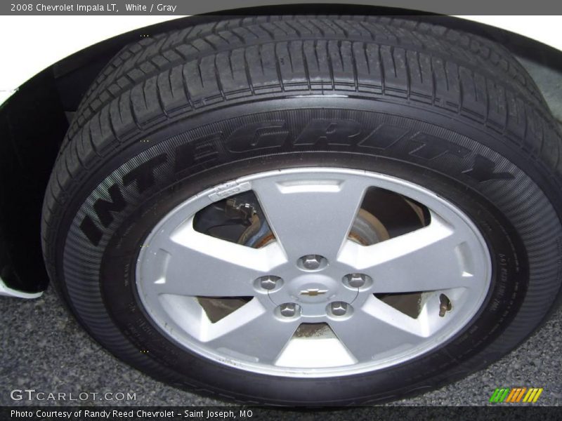 White / Gray 2008 Chevrolet Impala LT