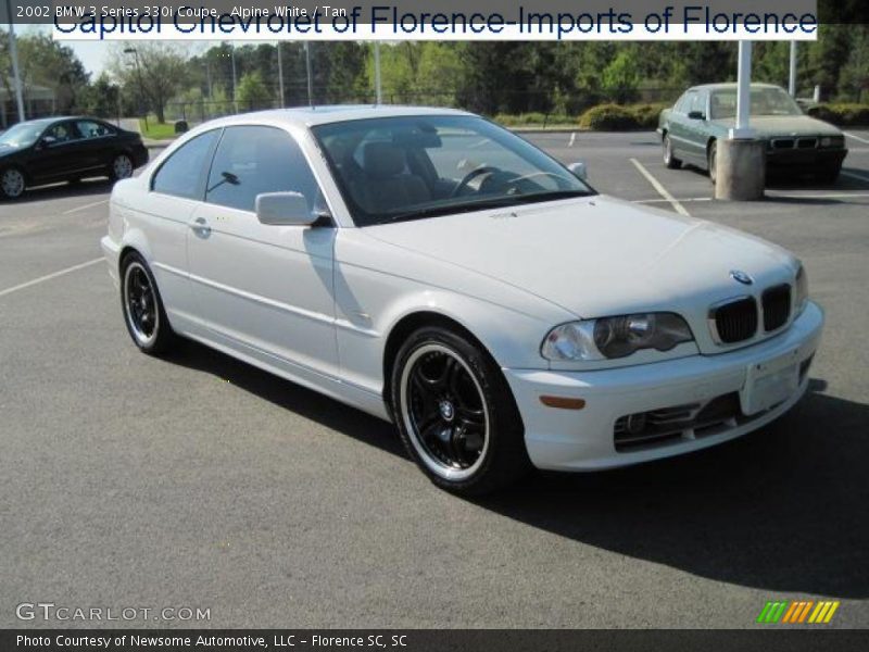 Alpine White / Tan 2002 BMW 3 Series 330i Coupe