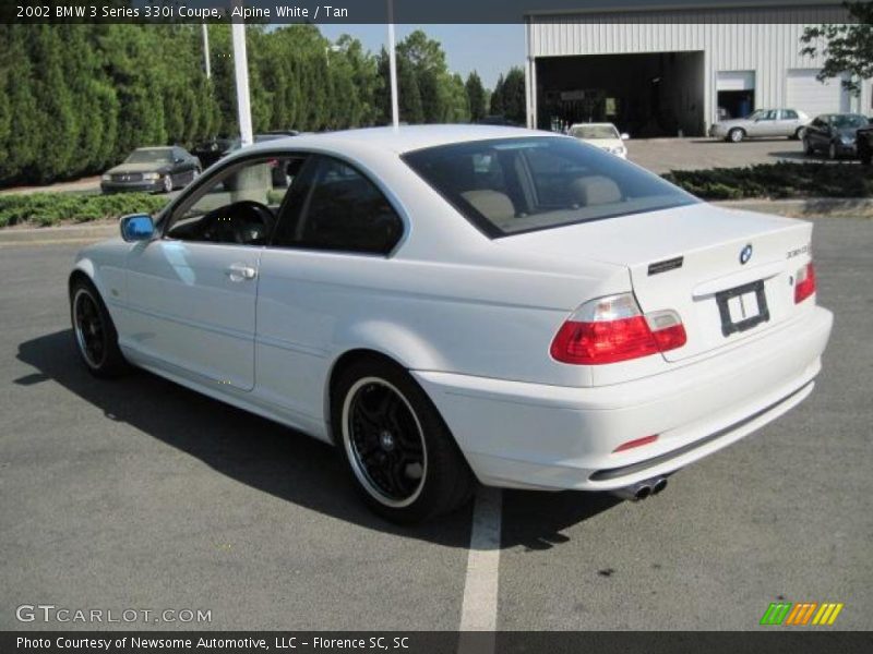 Alpine White / Tan 2002 BMW 3 Series 330i Coupe