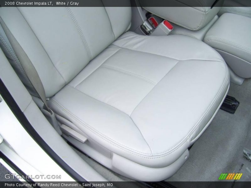 White / Gray 2008 Chevrolet Impala LT