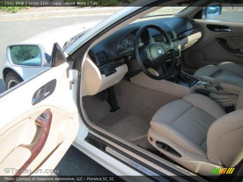 Alpine White / Tan 2002 BMW 3 Series 330i Coupe