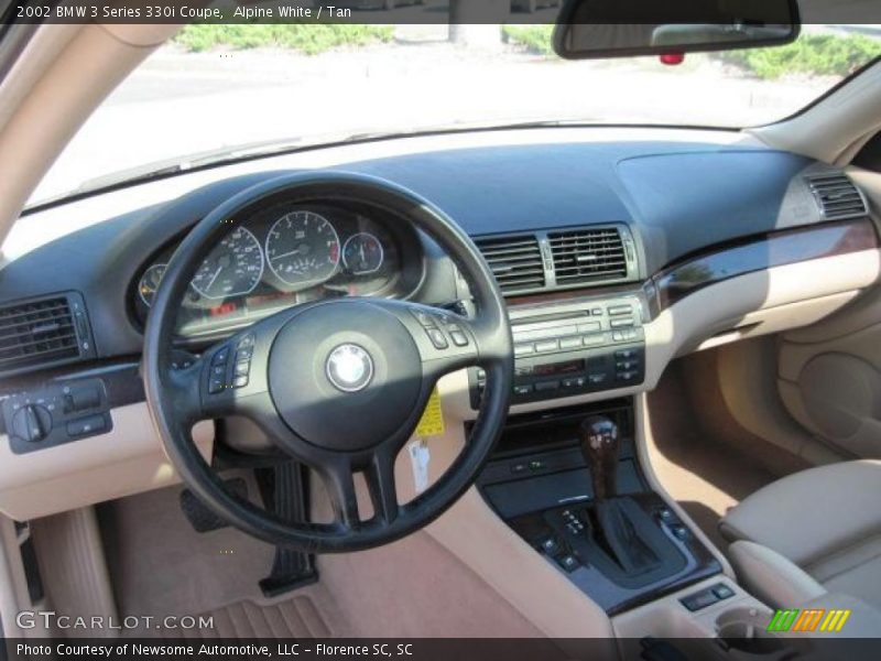 Alpine White / Tan 2002 BMW 3 Series 330i Coupe