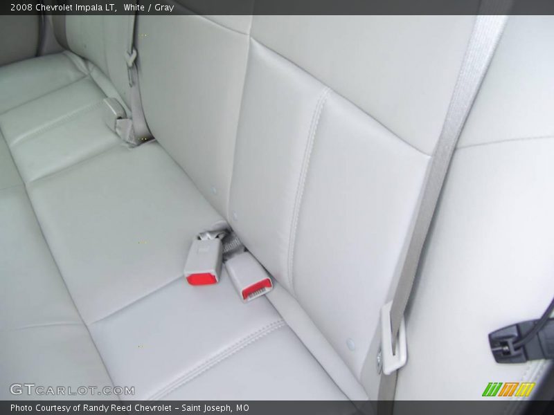 White / Gray 2008 Chevrolet Impala LT