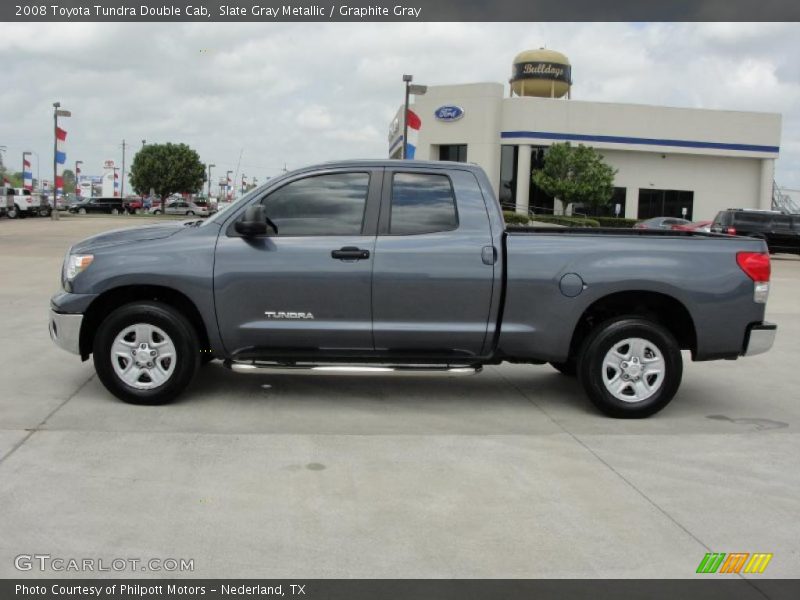 Slate Gray Metallic / Graphite Gray 2008 Toyota Tundra Double Cab