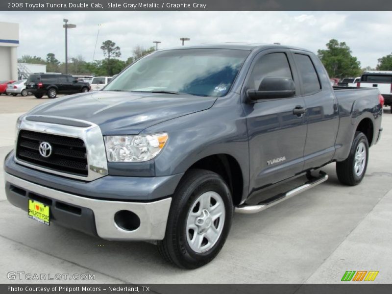 Slate Gray Metallic / Graphite Gray 2008 Toyota Tundra Double Cab