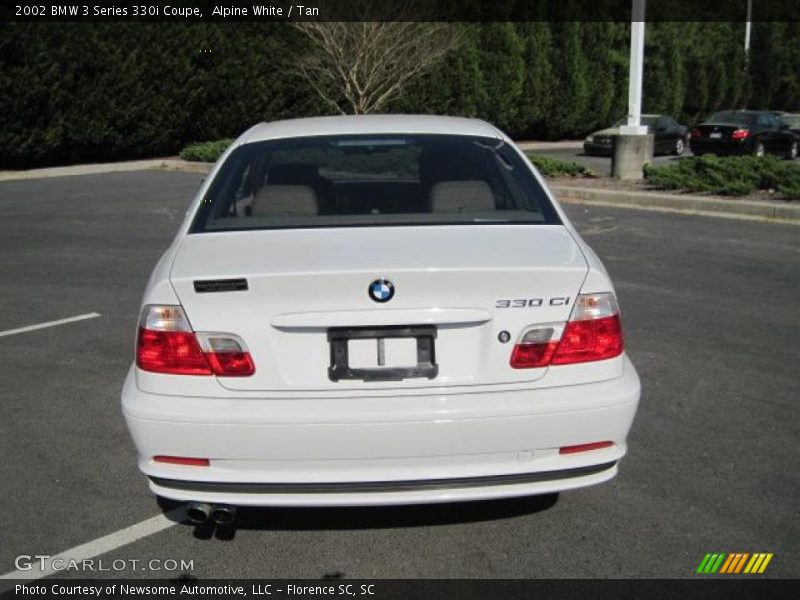 Alpine White / Tan 2002 BMW 3 Series 330i Coupe