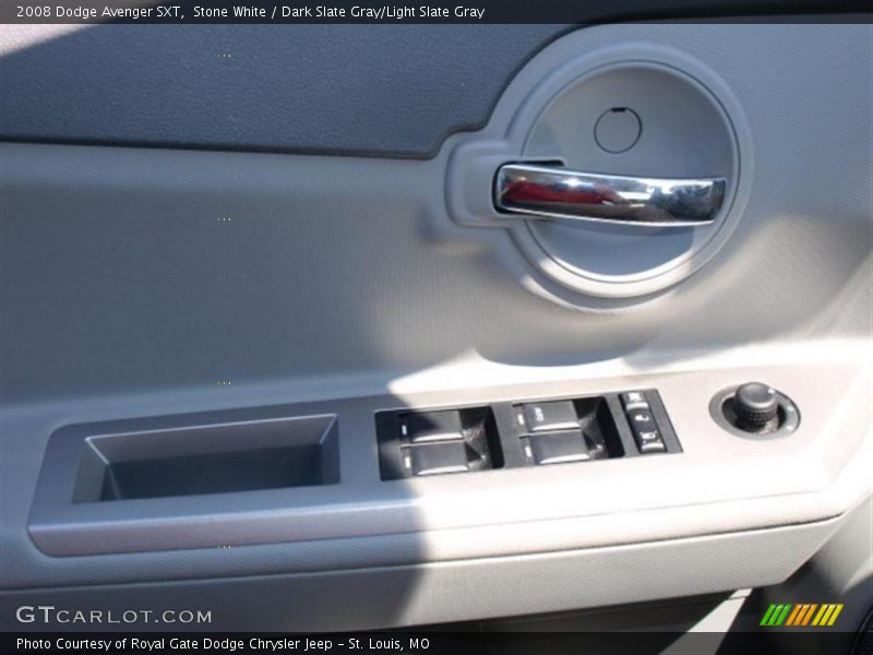 Stone White / Dark Slate Gray/Light Slate Gray 2008 Dodge Avenger SXT
