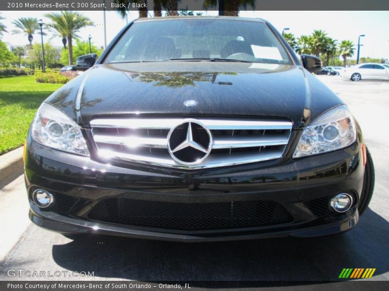 Black / Black 2010 Mercedes-Benz C 300 Sport