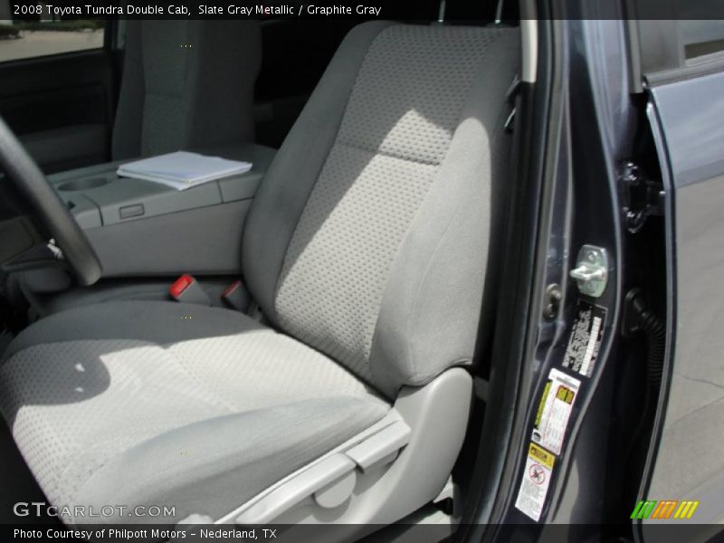 Slate Gray Metallic / Graphite Gray 2008 Toyota Tundra Double Cab