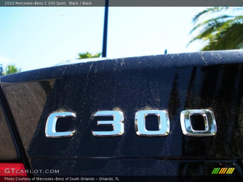 Black / Black 2010 Mercedes-Benz C 300 Sport