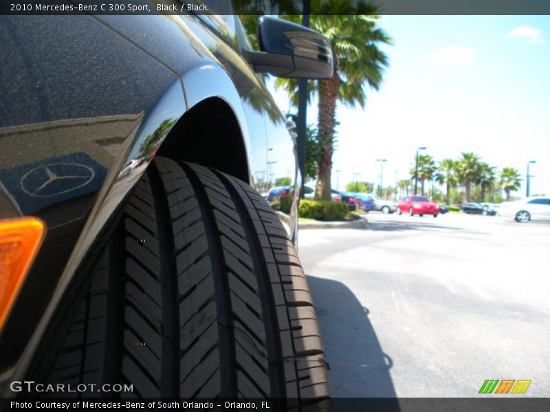 Black / Black 2010 Mercedes-Benz C 300 Sport