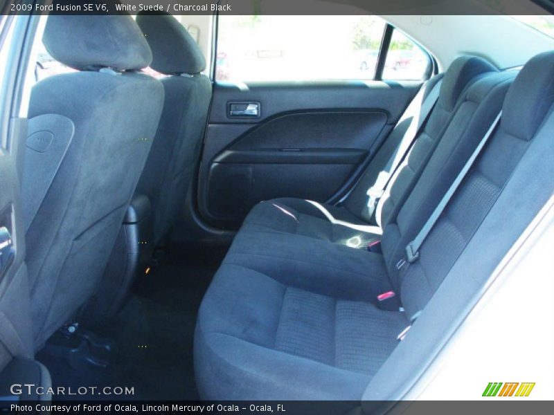 White Suede / Charcoal Black 2009 Ford Fusion SE V6