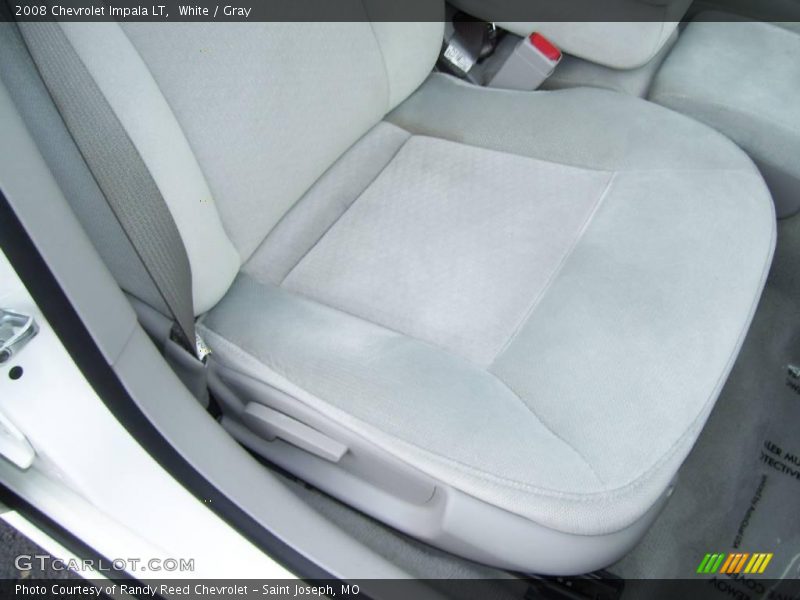 White / Gray 2008 Chevrolet Impala LT