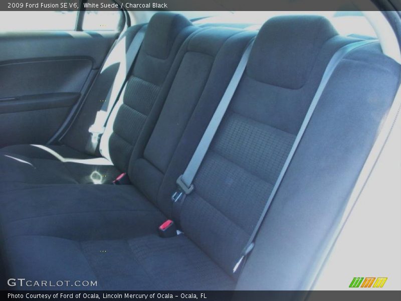 White Suede / Charcoal Black 2009 Ford Fusion SE V6