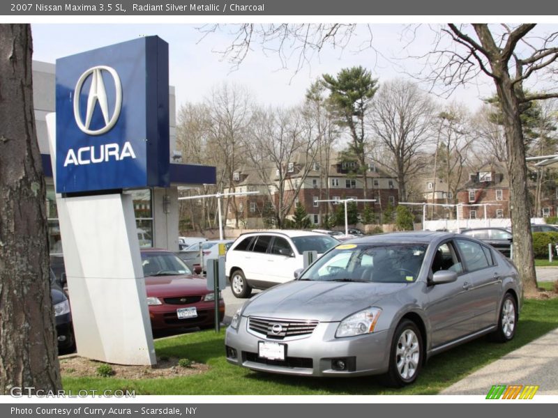 Radiant Silver Metallic / Charcoal 2007 Nissan Maxima 3.5 SL