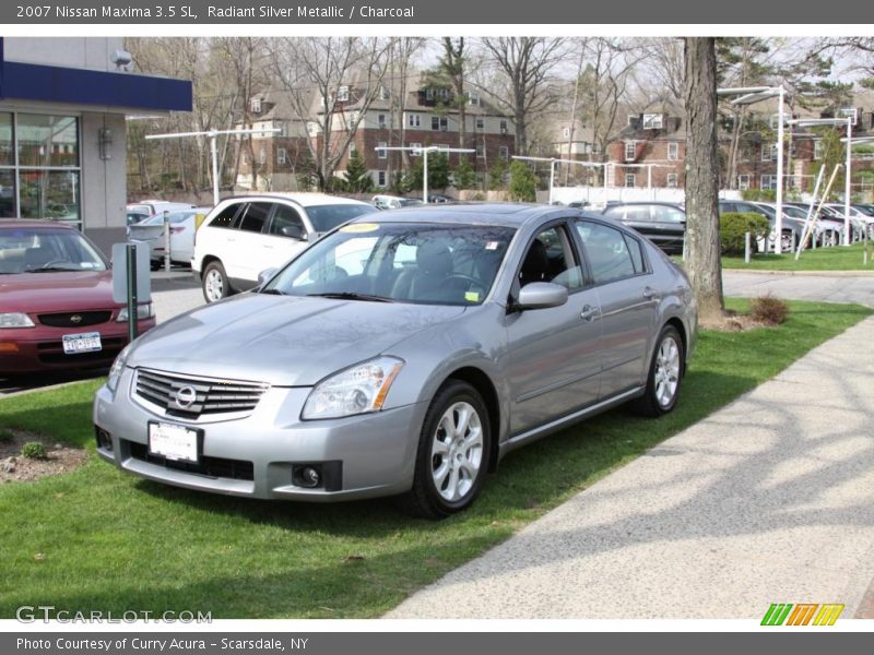Radiant Silver Metallic / Charcoal 2007 Nissan Maxima 3.5 SL