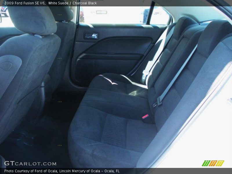 White Suede / Charcoal Black 2009 Ford Fusion SE V6