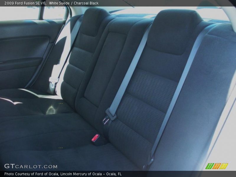 White Suede / Charcoal Black 2009 Ford Fusion SE V6