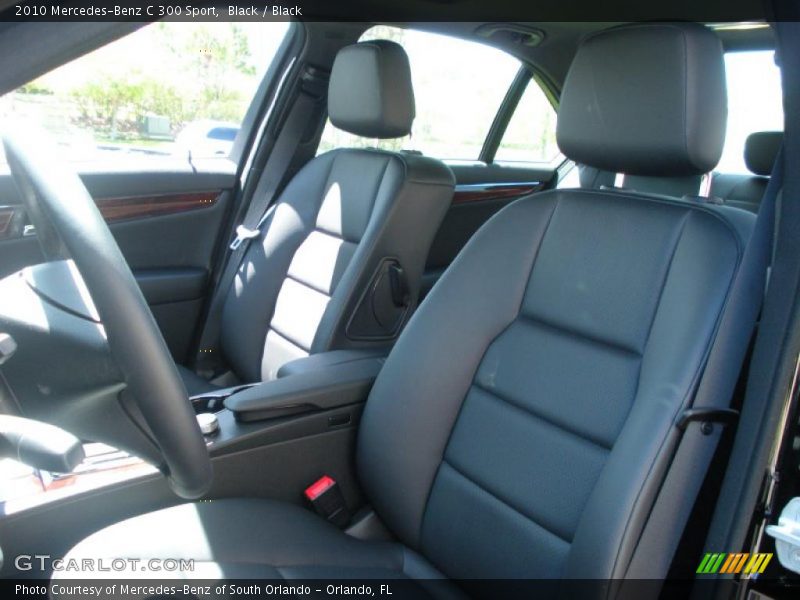 Black / Black 2010 Mercedes-Benz C 300 Sport