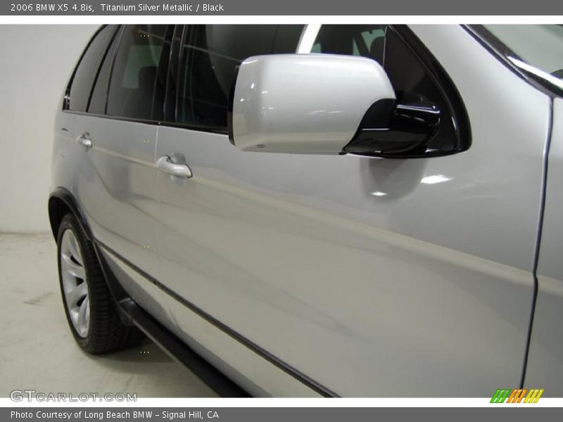 Titanium Silver Metallic / Black 2006 BMW X5 4.8is