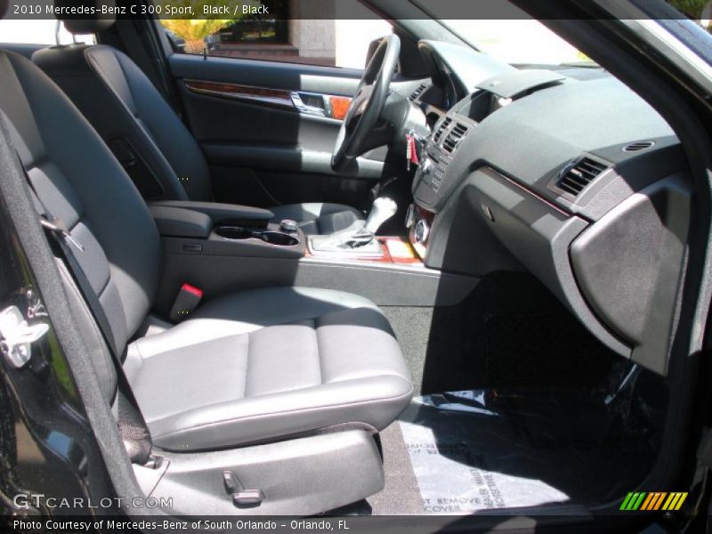 Black / Black 2010 Mercedes-Benz C 300 Sport