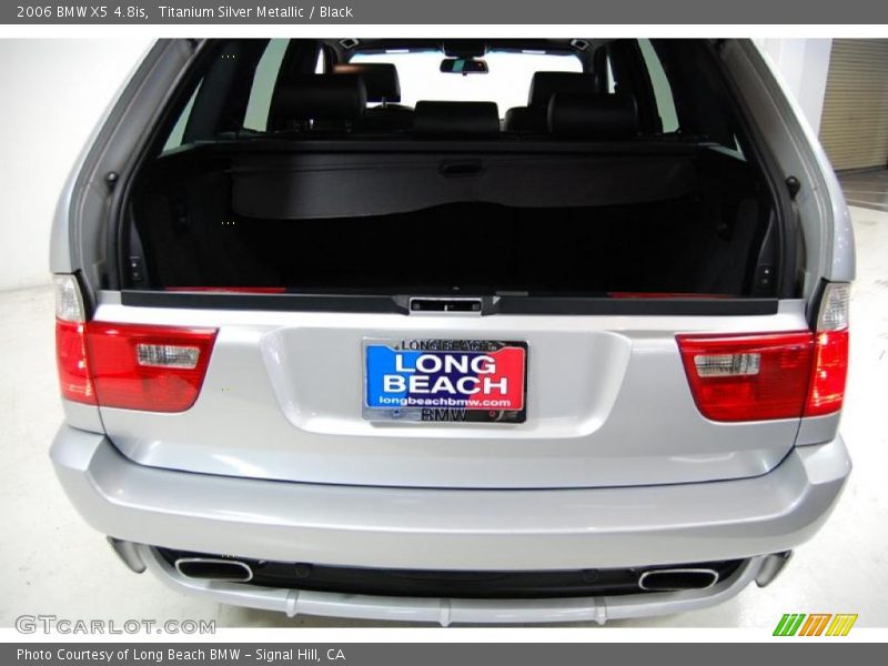 Titanium Silver Metallic / Black 2006 BMW X5 4.8is