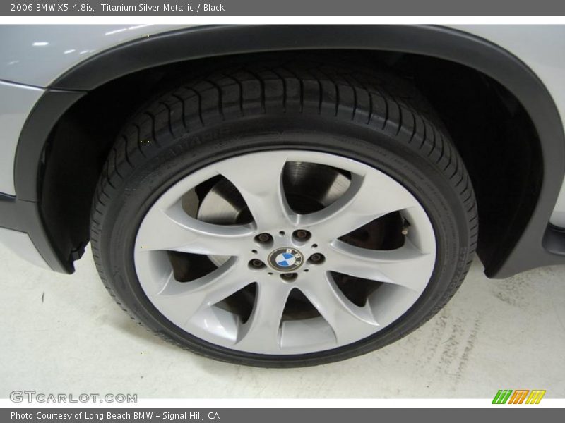 Titanium Silver Metallic / Black 2006 BMW X5 4.8is