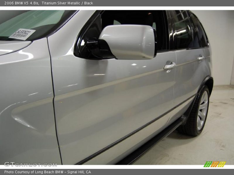 Titanium Silver Metallic / Black 2006 BMW X5 4.8is