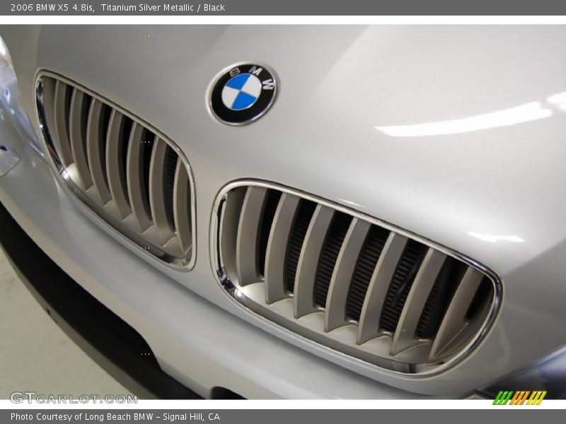 Titanium Silver Metallic / Black 2006 BMW X5 4.8is