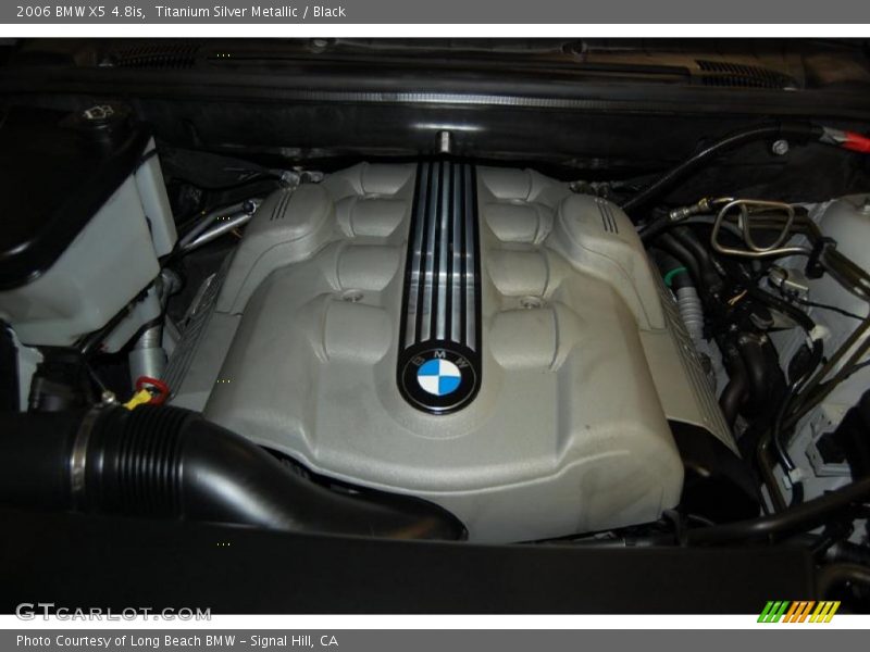 Titanium Silver Metallic / Black 2006 BMW X5 4.8is