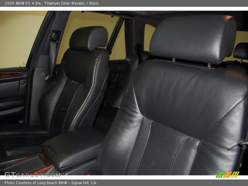Titanium Silver Metallic / Black 2006 BMW X5 4.8is