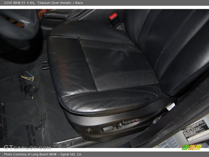 Titanium Silver Metallic / Black 2006 BMW X5 4.8is