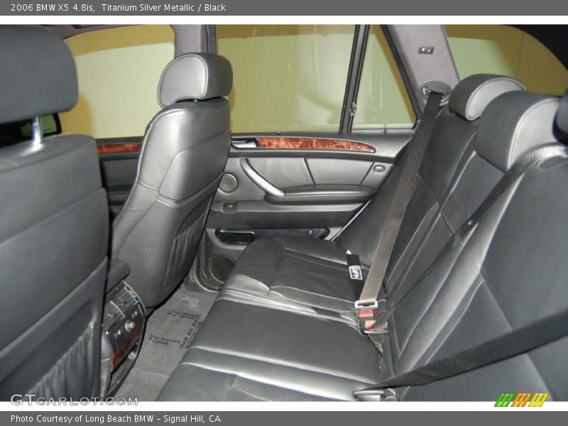 Titanium Silver Metallic / Black 2006 BMW X5 4.8is